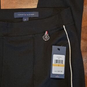 Tommy Hilfiger Black Pants with Silver Trim